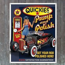 Hot Rod Vintage Schild 30 x 40