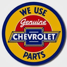 Schild USA Chevrolet Logo