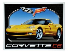 Corvette C6 Schild 30 x 40 cm